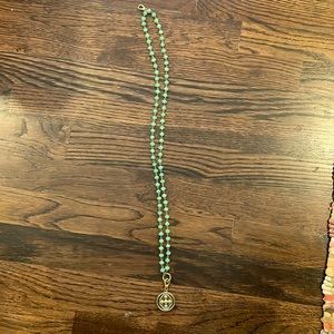 Jade beaded necklace